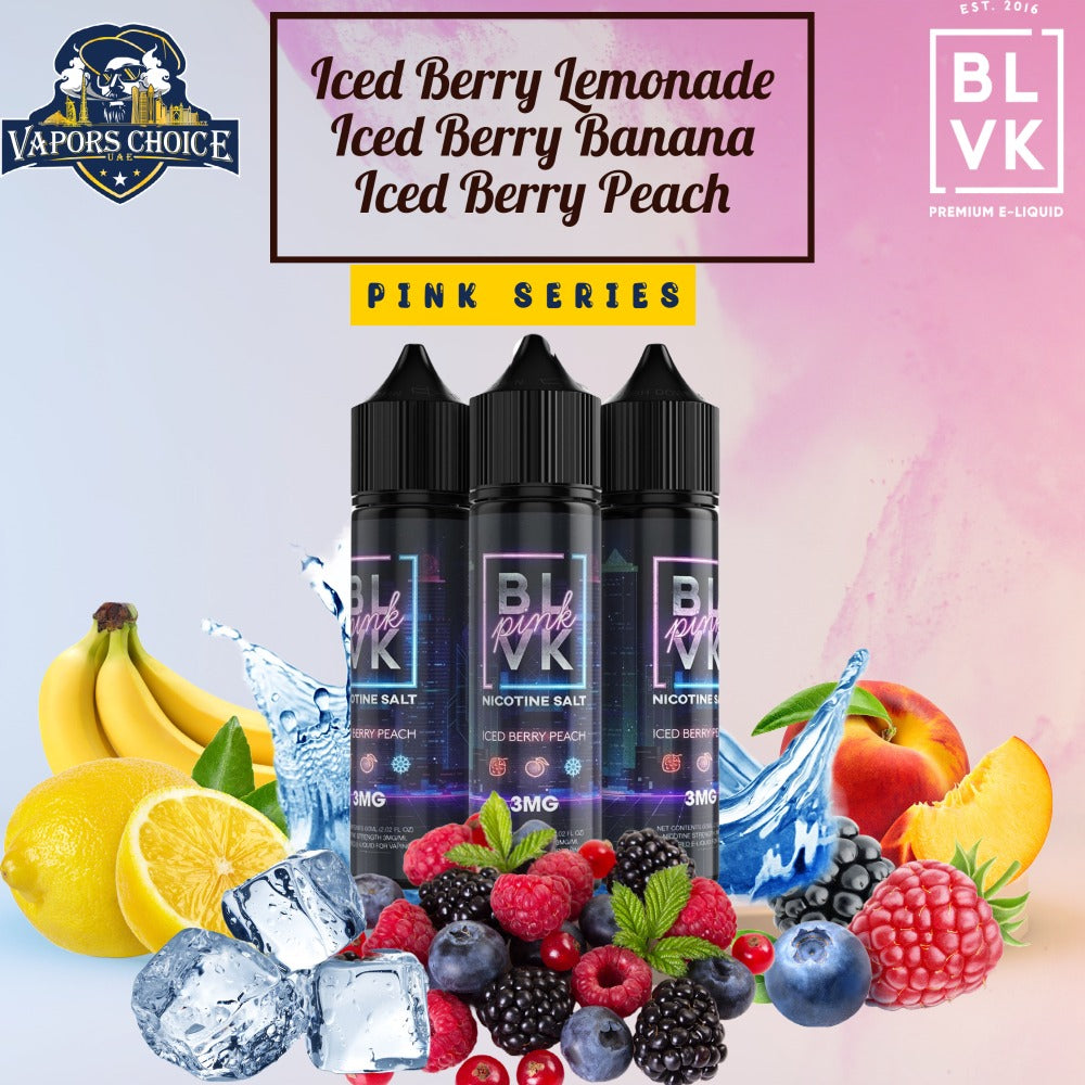 BLVK E-Liquids – Pink Series-Vapors Choice UAE