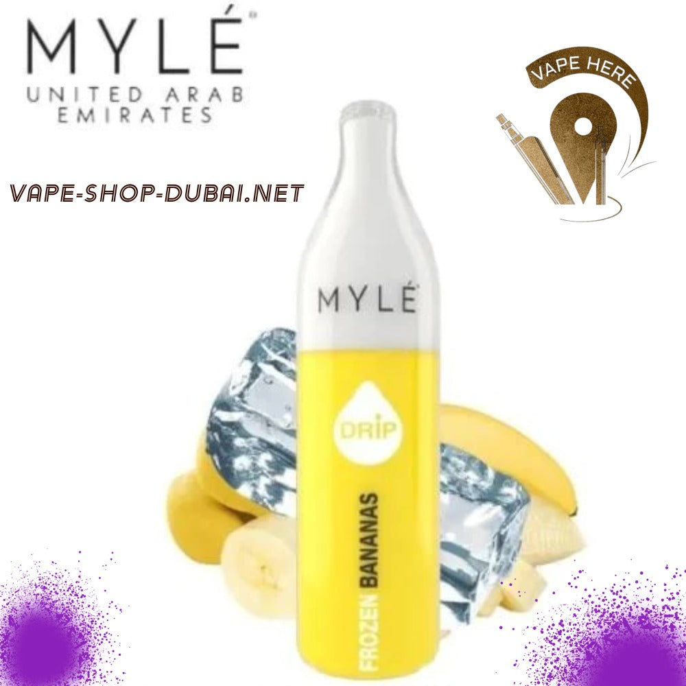 Myle - Drip 2000 Puffs Disposable Pen Banana Ice UAE Dubai