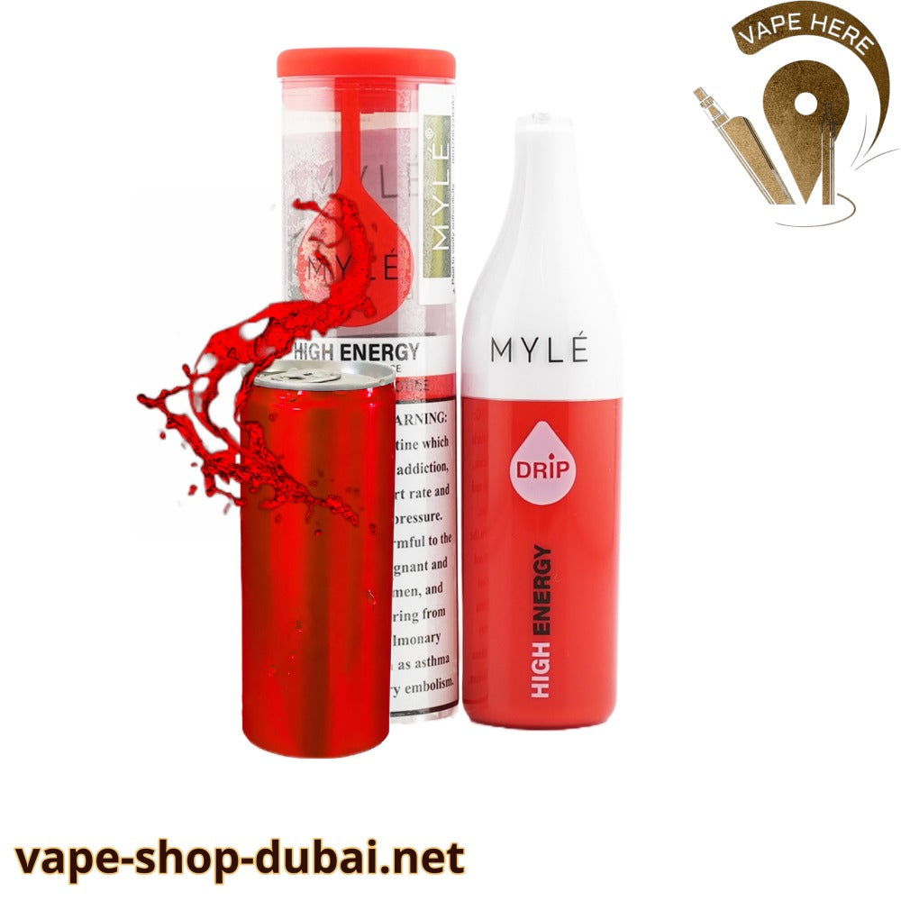 Myle - Drip 2600 Puffs Disposable Pen High Energy (20mg 2%) UAE Abu Dhabi