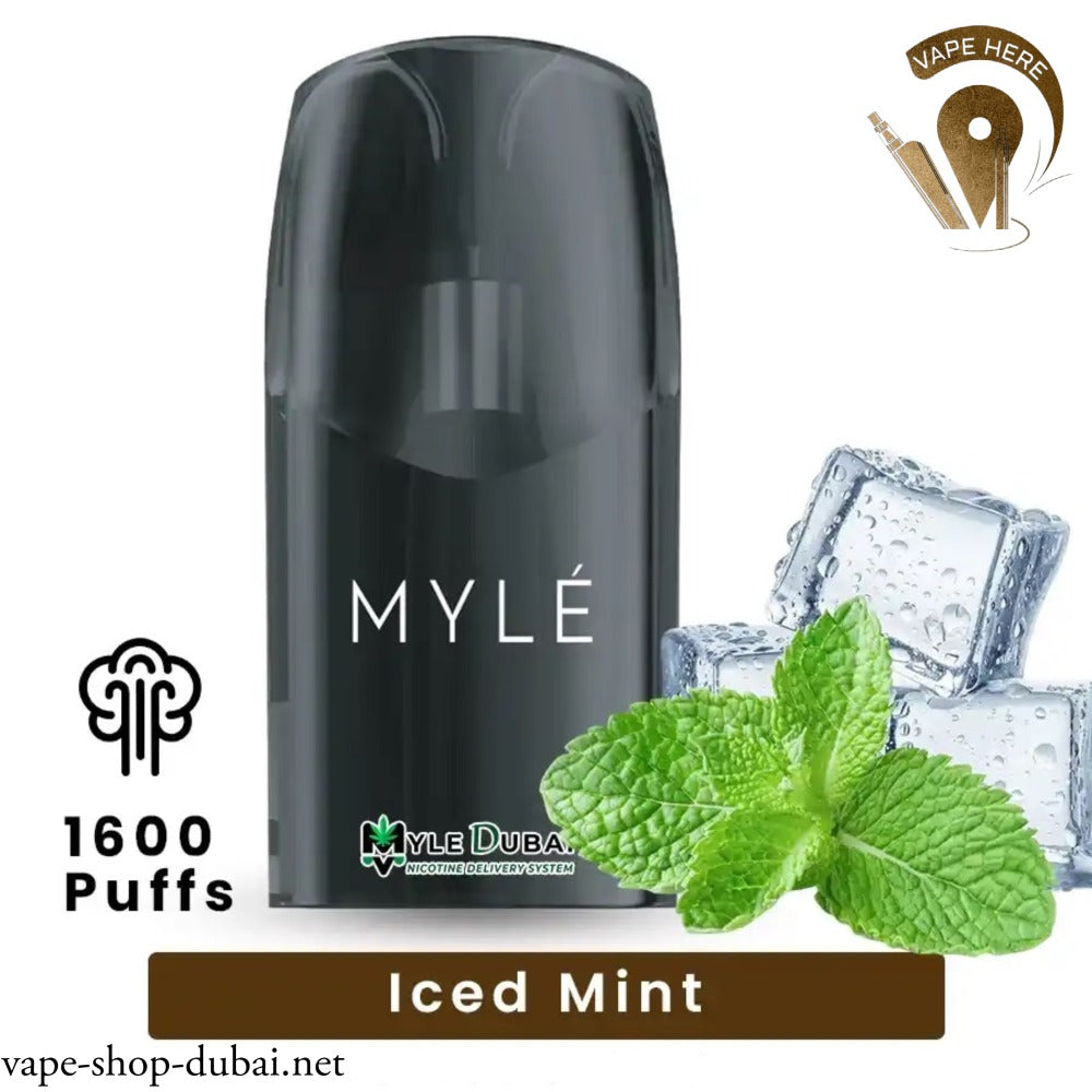 MYLE V5 META REPLACEMENT PODS Ice Mint - 2pcs/pack UAE Ajman
