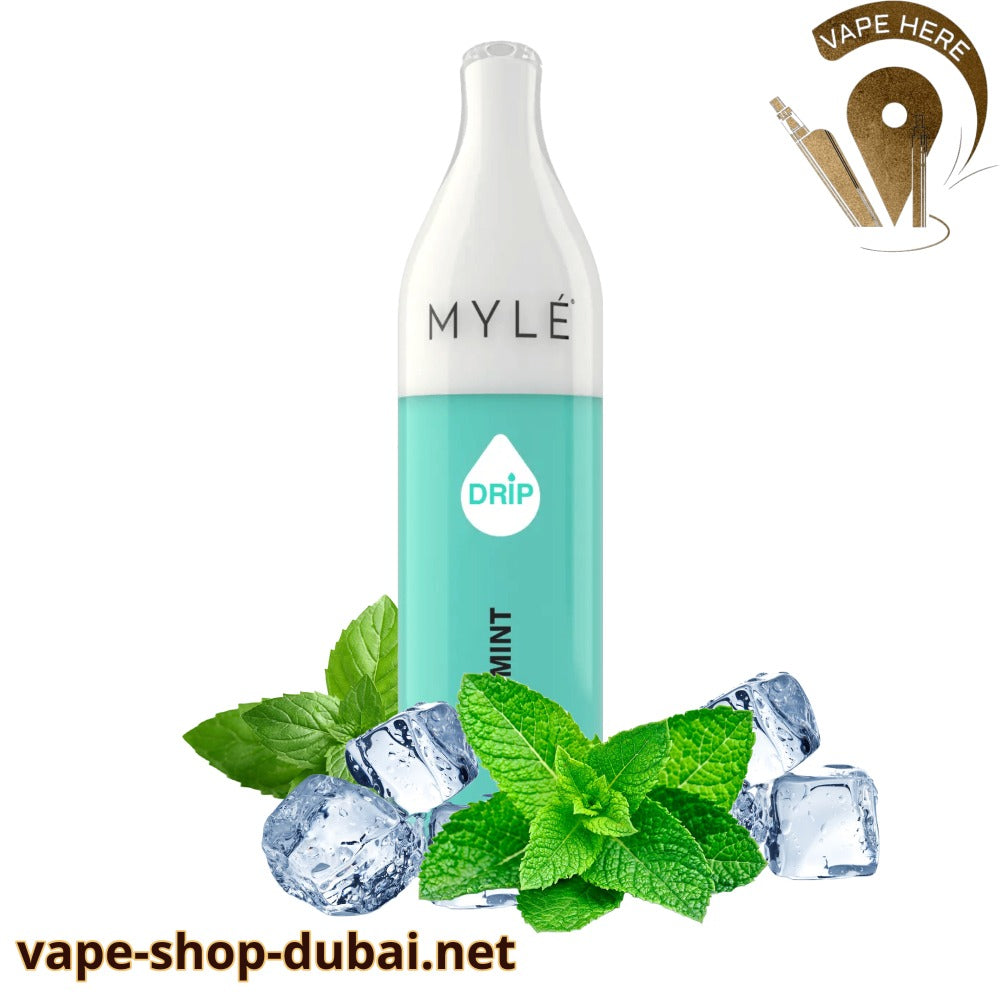 Myle - Drip 2600 Puffs Disposable Pen Mint Ice (20mg 2%) UAE Abu Dhabi