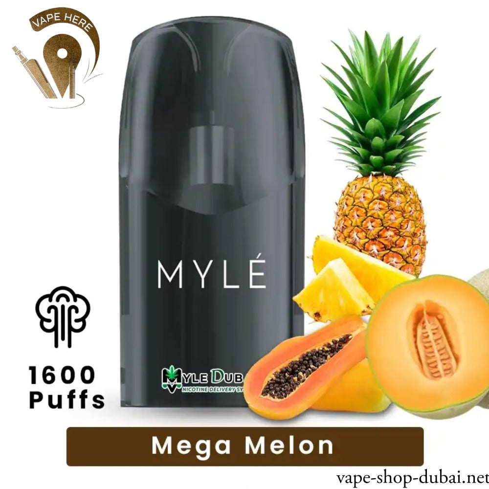 MYLE V5 META REPLACEMENT PODS Mega Melon - 2pcs/pack UAE Abu Dhabi