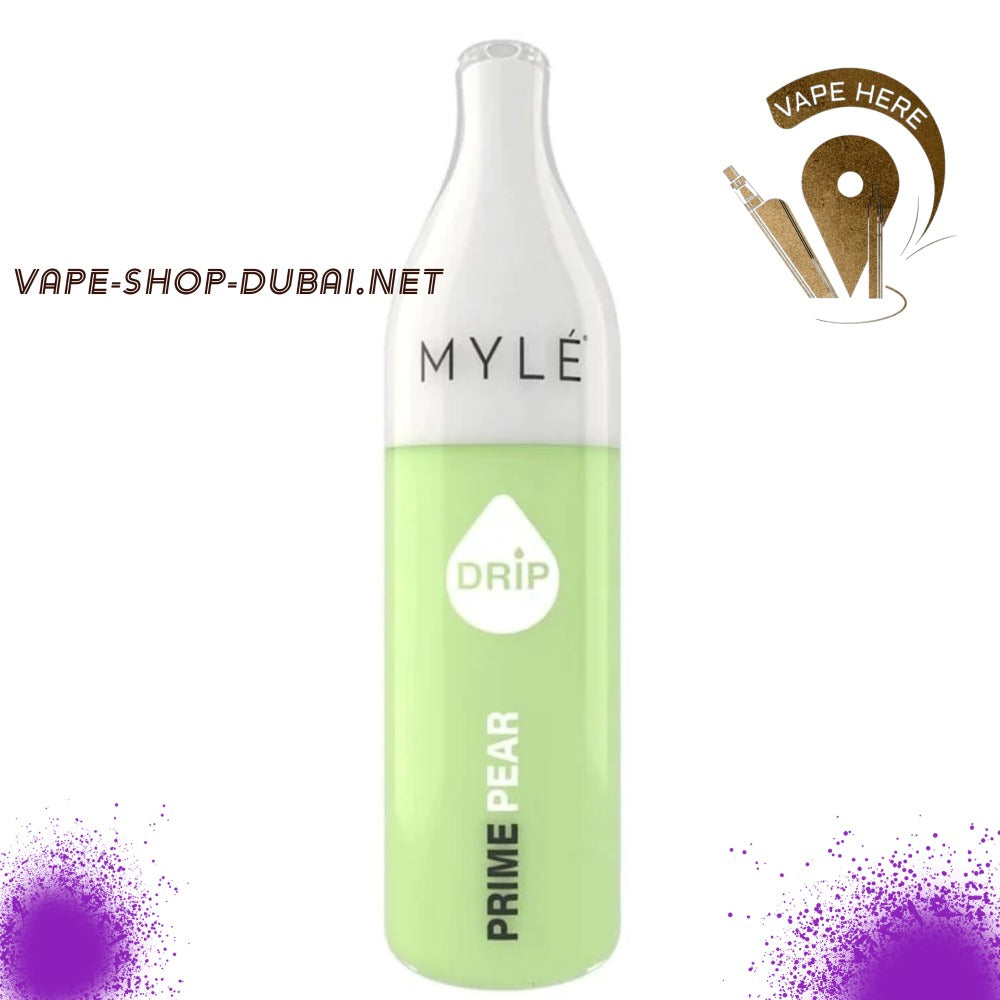 Myle - Drip 2600 Puffs Disposable Pen Prime Pear (20mg 2%) UAE Dubai
