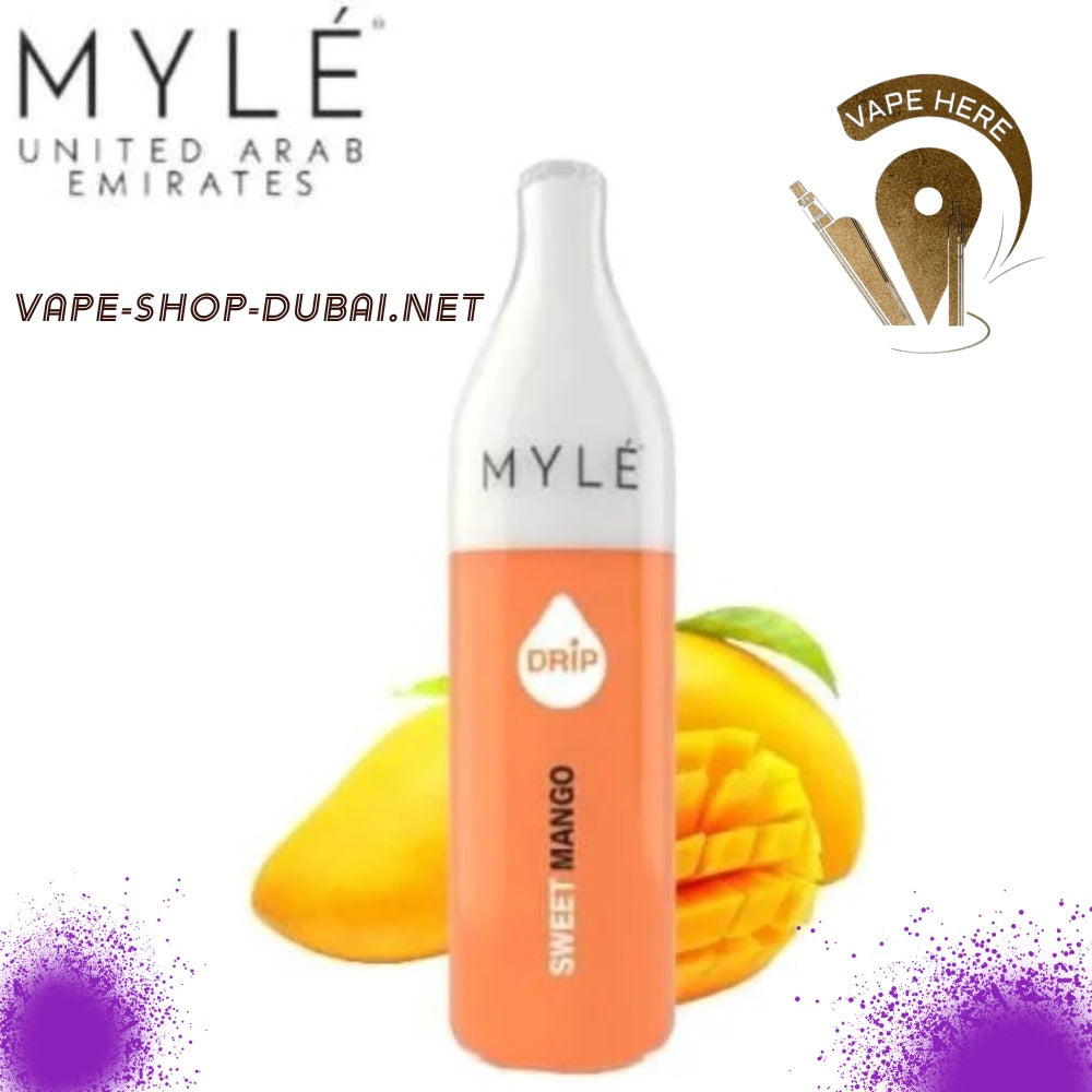 Myle - Drip 2600 Puffs Disposable Pen Sweet Mango (20mg 2%) UAE Ras Al Khaimah