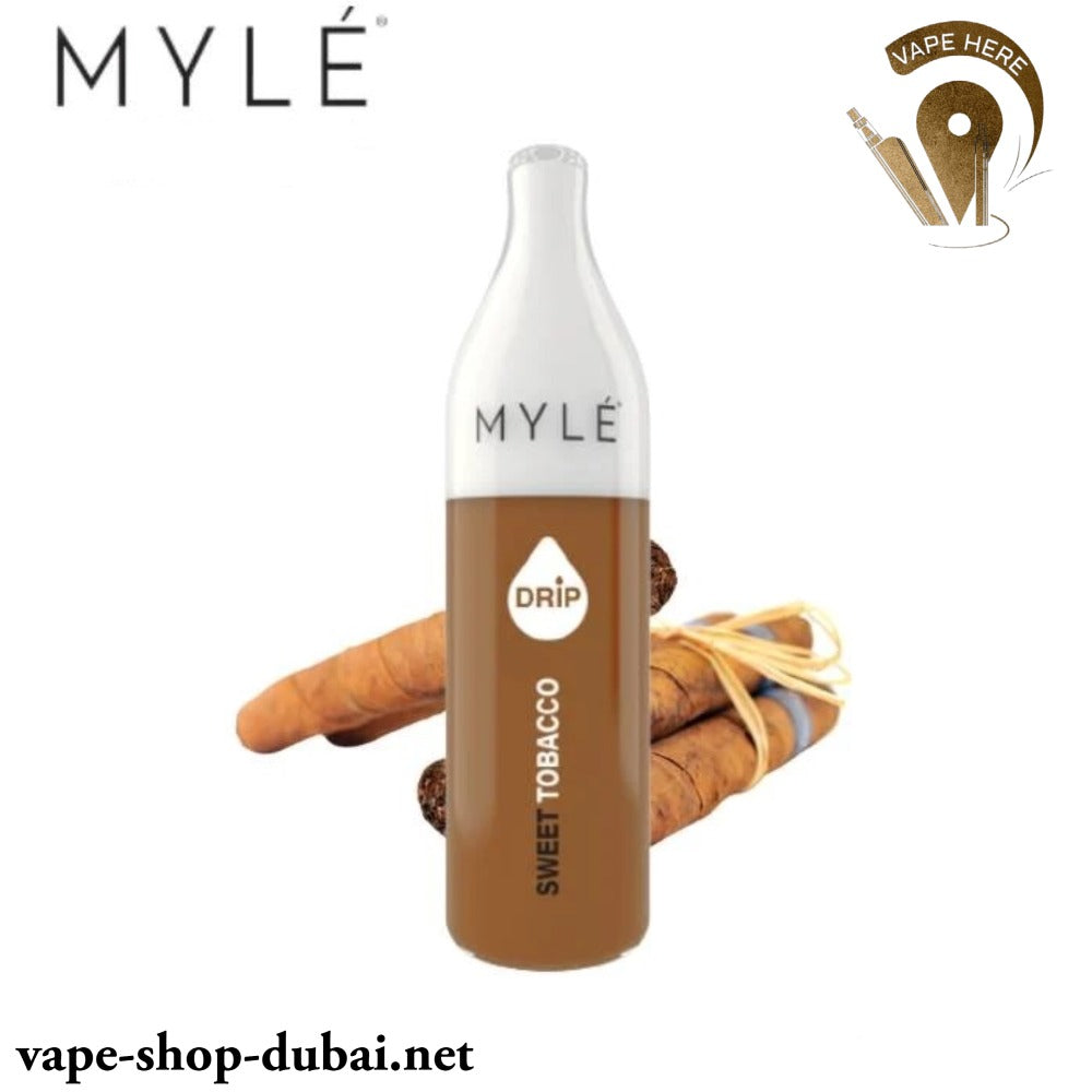 Myle - Drip 2600 Puffs Disposable Pen Sweet Tobacco (20mg 2%) UAE Abu Dhabi